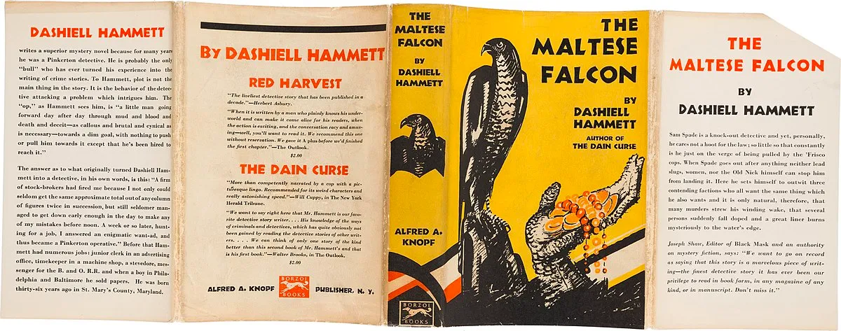 The Maltese Falcon First Edition Cover