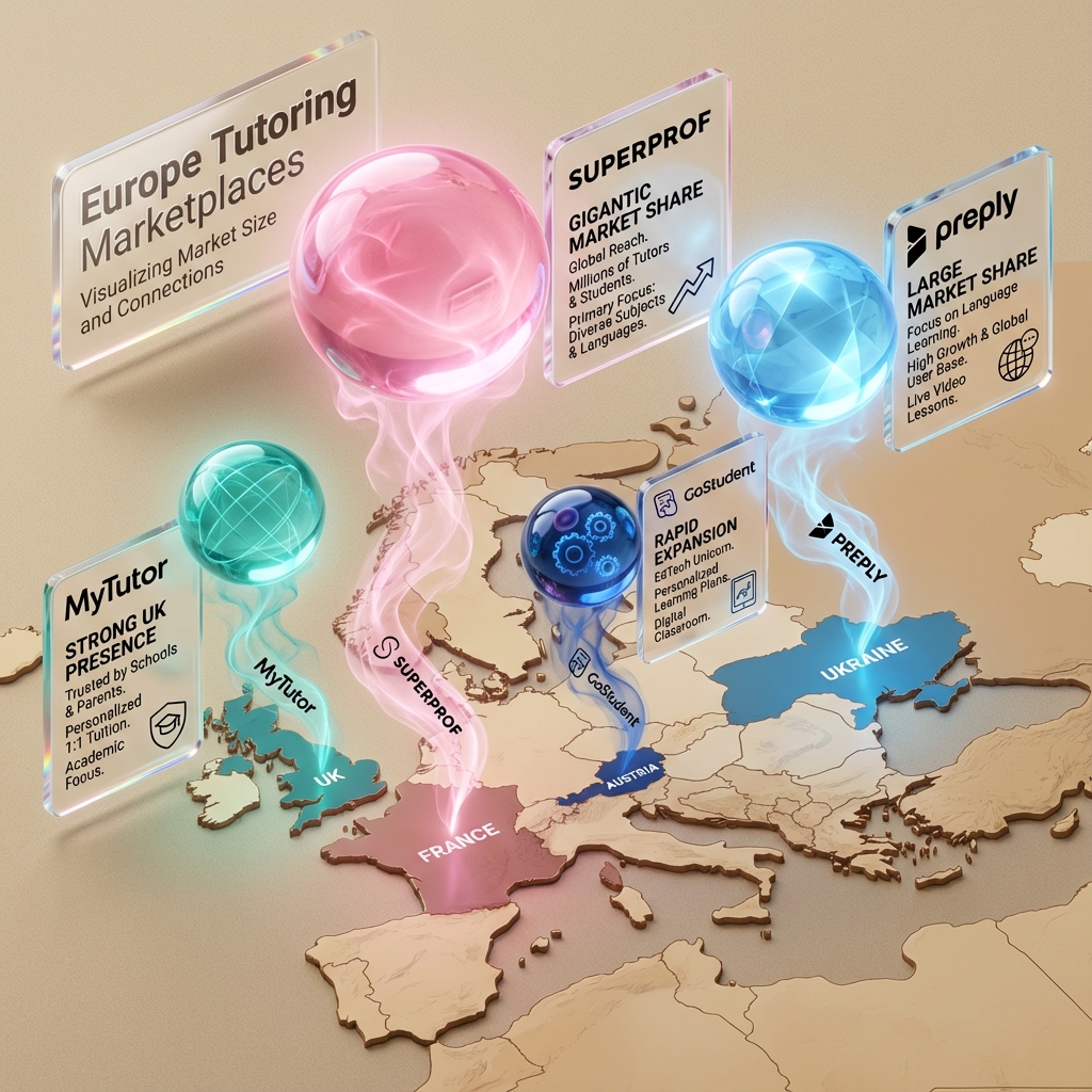 Infographic: Europe's Tutoring Marketplaces